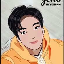 Fanart de Jeno de NCT Dream. Un progetto di Illustrazione vettoriale di Katherine Ramos - 25.03.2019