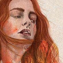 My project in Illustrated Portraits with Procreate course. Digital Drawing, and Traditional illustration project by Andriuc Cristina - 01.25.2021