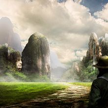Mi Proyecto del curso: Matte Painting: creando mundos fotorrealistas. Un projet de Art conceptuel, Design graphique, Photomontage , et Matte painting de dismetria - 02.02.2021
