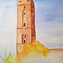 Mein Kursprojekt: Architektonische Zeichnung mit Aquarell und Tinte Ein Projekt aus dem Bereich Aquarellmalerei von Ivo Petschke - 25.01.2021