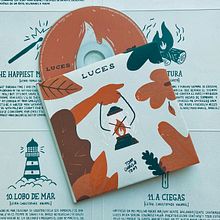 Luces - Tom Chris & Tom. Graphic Design, Traditional illustration, and Screen Printing project by Michelle Malréchauffé - 08.25.2019