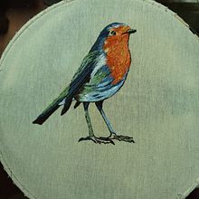 Mi Proyecto del curso: Pintar con hilo: técnicas de ilustración textil. Embroider project by Gabriela Camacho Lara - 01.26.2021