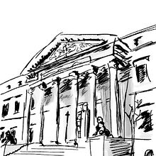 Congreso de los Diputados. Editorial Illustration, Architectural Illustration, and Digital Illustration project by Kike Lucas Abreu - 01.26.2021