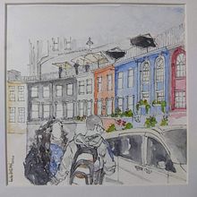 Mi Proyecto del curso: Dibujo arquitectónico con acuarela y tinta. Architecture project by fatima_leite115 - 01.26.2021