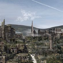 VFX aplicados al mattepainting. Matte Painting project by Cristina Jiménez - 08.04.2017