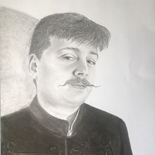My project in Realistic Portrait with Graphite Pencil course. Portrait Drawing project by Aranka Sógor - 01.28.2021