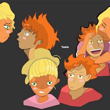 Young love story. Digital Illustration project by SITA LI-NZITE Rolain helra - 12.17.2020