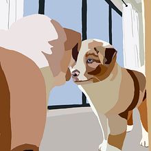 Ilustración Digital - Dog . Digital Illustration project by Camila Caicedo - 01.26.2021