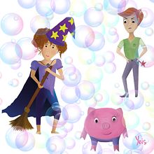 Mi Proyecto del curso: Justino el cerdito  . Design de caractere de Yeisneidy Rivas - 01.26.2021