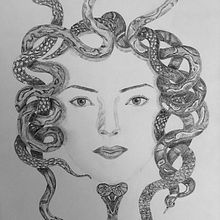 My project in Realistic Portraits with Pen course. Un proyecto de Dibujo artístico, Dibujo y Dibujo de Retrato de Dimitra Kountiou - 27.01.2021