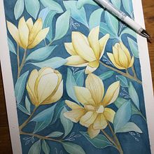 Cursos acuarela en negativo . Traditional illustration project by Pili Guardiola - 01.27.2021