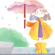 niña con sombrilla. Un projet de Art conceptuel, Illustration numérique et Illustration jeunesse de Samantha Cuevas - 27.01.2021