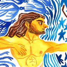 Los trabajos de Heracles. Een project van  Tekening, Traditionele illustratie,  Illustratie met inkt, Kinderillustratie y Aquarelschilderen van Victor Serrano Orozco - 27.01.2021