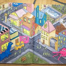My project Transform Your Doodles into Art course-Aliens in the city-. Artistic Drawing, and Concept Art project by elliemtdesigns - 01.27.2021