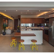 Por Maria Domithila Marcello, Apê Lea, 2019 - SP. Architecture, Interior Architecture & Interior Design project by Maria Domithila Marcello - 06.30.2020