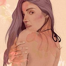 Mi Proyecto del curso: Retrato ilustrado con Procreate. Digital Illustration project by Paula Escudero - 01.27.2021