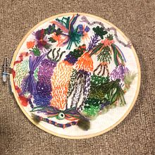 Mi Proyecto del curso: Bordado y personalización de accesorios . Un proyecto de Bordado, Diseño de complementos, Diseño de jo, as y Diseño de moda de spsanchezc - 27.01.2021