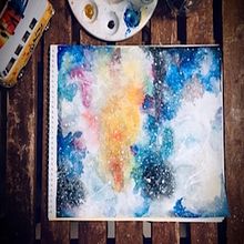 My project in Modern Watercolor Techniques course. Un proyecto de Pintura a la acuarela de Karen - 02.02.2021