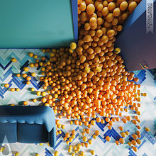 Orange Mood Digital AD | Golden A`Design Award. Projekt z dziedziny 3D,  Projektowanie 3D, Dekoracja wnętrz i Projektowanie wnętrz użytkownika Julia Wagner - 07.09.2017