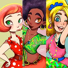 Through the years. Un proyecto de Dibujo, Dibujo digital, Diseño de personajes e Ilustración tradicional de Venisa Del Aguila - 28.01.2021