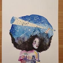 My project in Watercolor Techniques for Dreamlike Illustrations course. Watercolor Painting project by xrems - 01.28.2021