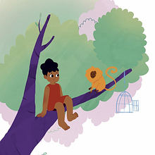 Livro A Menina. Traditional illustration, and Children's Illustration project by Veronica Lorraine Lorraine - 01.28.2021