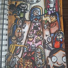 Transform Your Doodles into Art course: My Progress. Comic, Drawing, Artistic Drawing, Sketching, and Watercolor Painting project by Vaishnavi Srikanth - 01.29.2021
