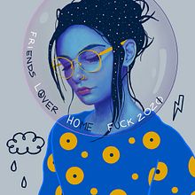 Blue years. Un progetto di Disegno di ritratti e Illustrazione digitale di Jose Angel Canabal Delgado - 29.01.2021