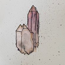Crystal Experimentation . Un proyecto de Pintura a la acuarela de Jessie Raymond - 29.01.2021