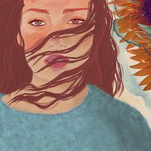 Mi Proyecto del curso: Retrato ilustrado con Procreate. Digital Illustration project by Pat MM - 01.29.2021