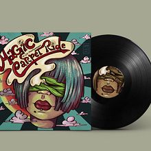 My project in The Art of Record Covers: Illustration Meets Lettering course. Digital Illustration, Traditional illustration, and Product Design project by Mille Montenegro - 01.29.2021