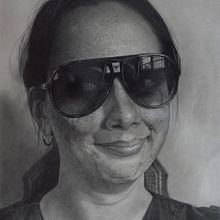 Dibujo a lapiz. La amiga de mi esposa. Pencil Drawing, Portrait Drawing, and Realistic Drawing project by Yampier Sardina Esperon - 01.29.2021