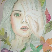 Mi Proyecto del curso: Retrato ilustrado en acuarela. Un proyecto de Pintura a la acuarela de paulina - 30.01.2021