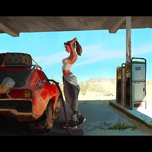 My project in Lighting Principles for Digital Painting course. Projekt z dziedziny Concept art użytkownika Tai Le - 30.01.2021