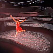 Scenography - Contemporary Dance Hall. Un progetto di Arte concettuale e Scenografia di Alejandro Candela - 07.05.2019