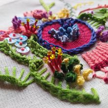 Mi Proyecto del curso: Técnicas avanzadas de bordado: puntadas y composiciones con volumen. Embroider project by taboadelapau - 01.30.2021