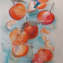 Mein Kursprojekt: Illustrierte Natur: eine kreative Erkundung. Projekt z dziedziny Trad, c i jna ilustracja użytkownika annika.bohling - 30.01.2021