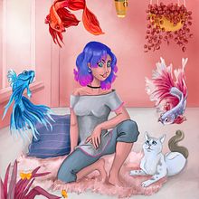 Mi Proyecto del curso: Procreate: técnicas de ilustración creativa. Un progetto di Animazione e Disegno digitale di Laura Di Mascio Escribano - 07.02.2021