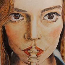 Mi Proyecto del curso:  Retrato realista con lápices de colores. Pencil Drawing, and Portrait Drawing project by Sara Martínez - 01.31.2021