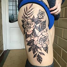 Mi Proyecto del curso: Tatuaje botánico con puntillismo. Projekt z dziedziny Projektowanie tatuaż użytkownika Julia Filipone - 01.02.2021