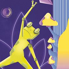 My project in Geometric Illustration with Volume course. Traditional illustration project by clararuedascholz - 01.31.2021