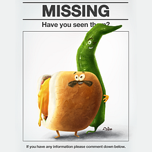 Mumbai's Fav : Vadapav. Digital Illustration, and Traditional illustration project by Anvay Chavan - 09.15.2020