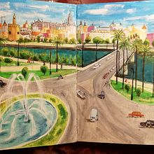 Mi Proyecto del curso: Sketchbook pictórico en gouache. Street Art project by cascalesll - 02.04.2021