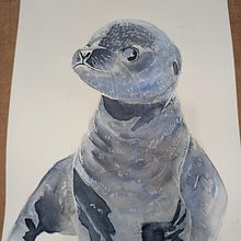 Mi Proyecto del curso: Técnicas experimentales de acuarela para principiantes . Pintura em aquarela projeto de ratetania - 10.02.2021