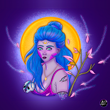 Mi Proyecto del curso: Retrato de personajes femeninos con Procreate. Artistic Drawing, Portrait Drawing, Digital Drawing, Traditional illustration, and Digital Illustration project by Adrianna Rossi - 02.01.2021