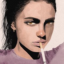 Smoqueen.. Un proyecto de Dibujo, Dibujo artístico, Dibujo de Retrato y Dibujo digital de Ana Amarante - 01.02.2021