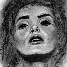 My project in Artistic Charcoal Portraiture: Creating Atmosphere course. Drawing project by Marion Moffatt - 02.09.2021