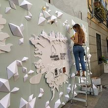 Reviving the hood. Street Art, Art Direction, Set Design, and Paper Craft project by Marta Herrero Arias - 07.01.2021