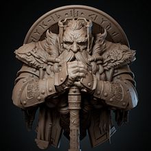 Omurtag. 3D, 3D Character Design, and 3D Modeling project by Juan Novelletto - 01.01.2021