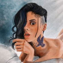 Portrait by Procreate. Un projet de Illustration traditionnelle de atilla aydemir - 29.03.2021